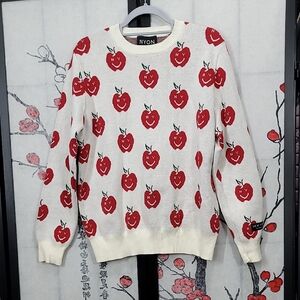 NYON New York Or Nowhere Unisex Mascot Knit Crewneck Sweater Size S/M